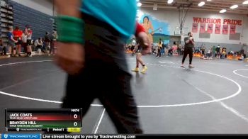 115/122 Round 2 - Jack Coats, Team Bear Wrestling vs Brayden Hill, Titan Wrestling Academy
