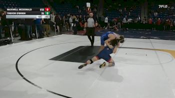 138 lbs Consi Of 32 #2 - Maxwell McDonald, Natick vs Trevor O'Brien, Salem, NH