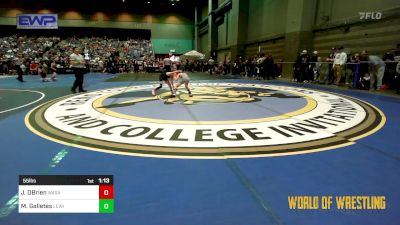 55 lbs Round Of 16 - Jag OBrien, Wasatch Wrestling Club vs Max Galletes, Lewis Academy