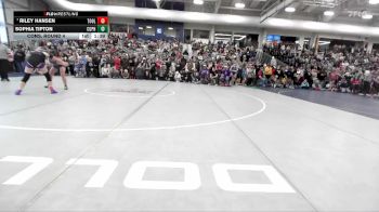 130 lbs Cons. Round 4 - Sophia Tipton, Copper Hills vs Riley Hansen, Tooele