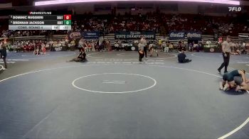D 1 150 lbs Cons. Round 4 - Dominic Ruggieri, Southside vs Brennan Jackson, Benton