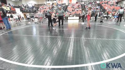 61 lbs Round Of 16 - Aksel Davis, Tahlequah Wrestling Club vs Owen Edwards, Runestone