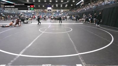 149 lbs Cons. Round 3 - Keyson Halling, Newman vs Ryker Agee, Cowley College