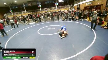 113 lbs Champ. Round 3 - Rocco White, Coeur D`Alene High School vs Ryker Allen, Post Falls