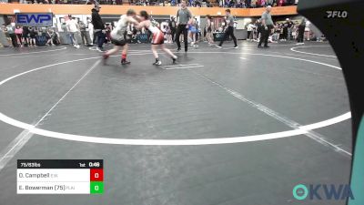 75/83 lbs Rr Rnd 3 - Olivia Campbell, Elgin Wrestling vs Emmeline Bowerman (75), Plainview Youth Wrestling Club