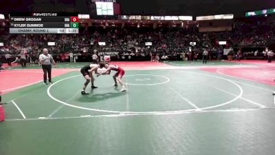 146 lbs Champ. Round 2 - Kyler Gummoe, Unattached vs Drew Grogan, Unattached