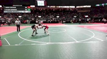 146 lbs Champ. Round 2 - Kyler Gummoe, Unattached vs Drew Grogan, Unattached