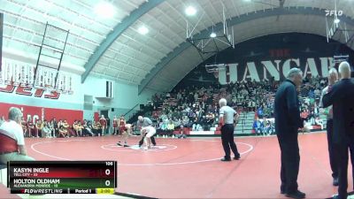 106 lbs Quarters & Wb (16 Team) - Holton Oldham, Alexandria Monroe vs Kasyn Ingle, Tell City