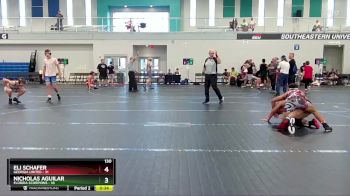 130 lbs Finals (8 Team) - Eli Schafer, Georgia United vs Nicholas Aguilar, Florida Scorpions