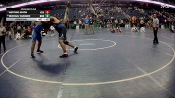 2A 285 lbs Semifinal - Antonio Nixon, Heide Trask Senior High School vs Michael Vazquez, McMichael