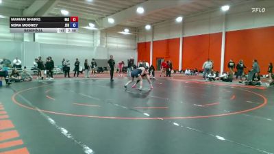 138 lbs Semifinal - Mariam Shariq, Baker vs Nora Mooney, John Carroll