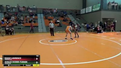 192 lbs Round 2 - Isaiah Lawrence, Grissom Hs vs Dorian Dozier-turner, Sparkman