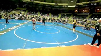 100 lbs Semifinal - Eli Phillips, Grove Takedown Club vs Conner Chancellor, Salina Wrestling Club