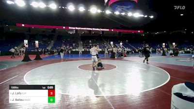 138 lbs Quarterfinal - James Lally, Saint John's Prep vs Jason Ballou, Andover