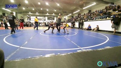 84 lbs Rr Rnd 2 - Gage Hines, Vian Wrestling Club vs Manny Payne Jr, HURRICANE WRESTLING ACADEMY