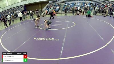 10U Boys - 67 lbs Cons. Round 2 - Brodey Green, Wentzville Wrestling Federation vs Kayden Bruce, Contenders Wrestling Academy