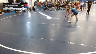 117 lbs Cons. Semi - Shea Reisel, Unattached vs Cheyenne Mulford, Cornell College