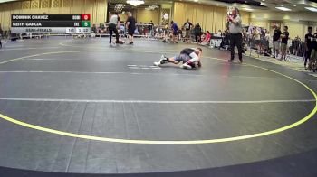 66 lbs Semifinal - Dominik Chavez, Dominate WC vs Keith Garcia, The Valley WC