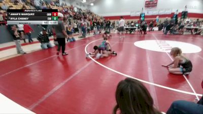 67-71 lbs Round 4 - Amar`e Marquez, Greeley Metro WC vs Ryla Cheney, Eaton Reds WC