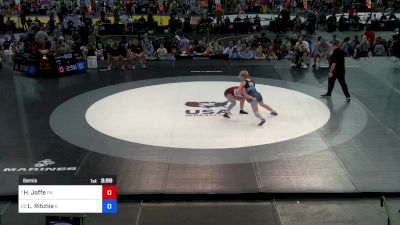 140 lbs Semis - Haylie Jaffe, PA vs Lexi Ritchie, IL