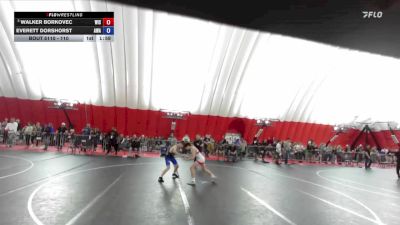 110 lbs Quarterfinal - Walker Borkovec, Wisconsin vs Everett Dorshorst, Askren Wrestling Academy