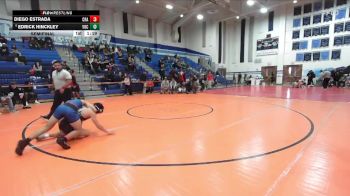 138 lbs Semifinal - Edrick Hinckley, Yucaipa vs Diego Estrada, Crawford