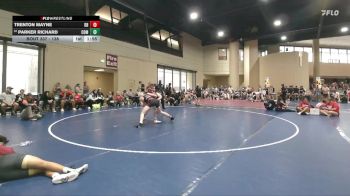 138 lbs Champ. Round 3 - Trenton Mayne, Davenport Broncos vs Parker Richard, Comeaux