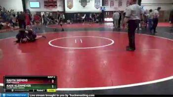 106 lbs Round 1 - Gavyn Siemens, Fort Madison vs Kade Kleinmeyer, Clear Creek-Amana