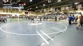 138 lbs Champ. Round 1 - Jaden Fletcher, Mira Mesa vs Cael Staggs, McQueen