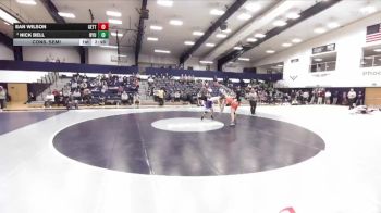 165 lbs Cons. Semi - Ean Wilson, Gettysburg vs Nick Bell, New York University