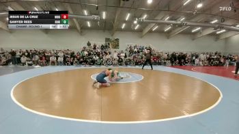 144 lbs Champ. Round 1 - Jesus De La Cruz, Northridge vs Sawyer Rees, Doherty