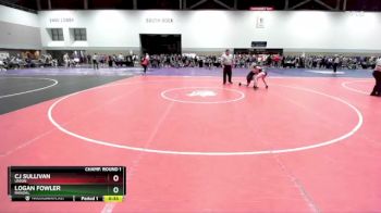 125 lbs Champ. Round 1 - Cj Sullivan, Union vs Logan Fowler, Randal