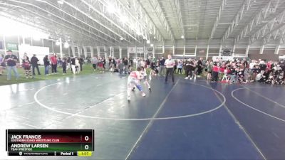 100 lbs Champ. Round 1 - Andrew Larsen, Team Prestige vs Jack Francis, Southern Idaho Wrestling Club