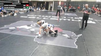 107 lbs Round 3 (4 Team) - Jaxon Pazdernik, Perham, MN vs Caleb Schmitz, Evansville, WI