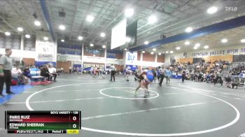 138 lbs Semifinal - Paris Ruiz, Buchanan vs Edward Sheeran, Pitman