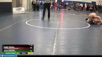 145 lbs Champ. Round 2 - Gabe Terrill, Thunder Ridge High School vs Cole Inskeep, Blackfoot High School