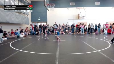46 lbs Quarters - Kenley King, Small Town Grims vs Luella Loock, Raft River Wrestling