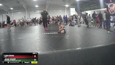 50 lbs Quarterfinal - Jesse Sharp, Reverence Wrestling Club vs Liam Sivak, C2X