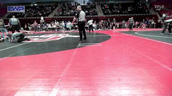 52 lbs Round Of 32 - AJ Barcus, Barnsdall Youth Wrestling vs Stetson Basquez, Berryhill Wrestling Club