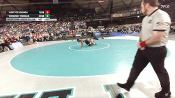 Boys 2A 138 lbs 1st Place Match - Justyce Zuniga, Toppenish vs Dominic Thomas, Orting