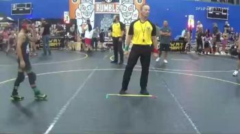 82 lbs Round 4 (6 Team) - Gage Richardson, No Escape Wrestling Academy vs Alex Leon, Untouchables White