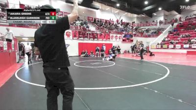 JH 102 lbs Champ. Round 3 - Jakaria Greene, ALTUS vs Blakeleigh Garrison, PIEDMONT