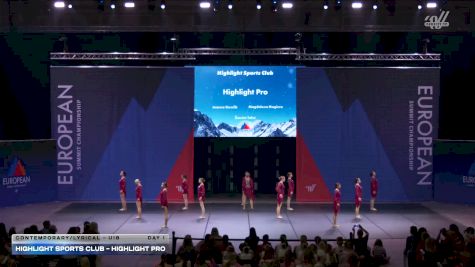 Highlight Sports Club - Highlight Pro [2026 Contemporary/Lyrical - U18 Day 1] 2026 The European Summit