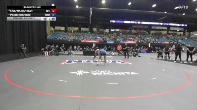 131 lbs Champ. Round 2 - Paige Respicio, Providence vs 6 Olivia Mottley, Life