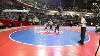 157-4A Quarterfinal - Joshua Adkins, Woodland HS (Stockbridge) vs Matthew Adams, Walnut Grove