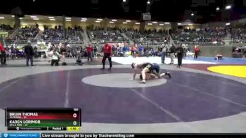 160 lbs Semis & 1st Wrestleback (8 Team) - Kaden Lorimor, 3A La Pine vs Bruin Thomas, 3A Burns