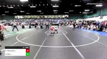 120 lbs Consi Of 8 #1 - Ethan Perryman, CA vs Alessandro Nini, NJ