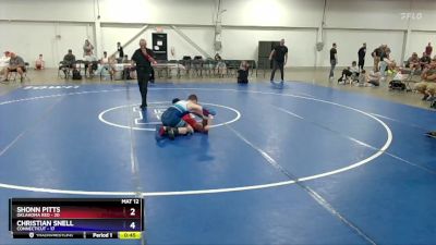 165 lbs Placement Matches (8 Team) - Shonn Pitts, Oklahoma Red vs Christian Snell, Connecticut