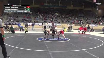 144 lbs Quarterfinal - Brock Fernandez, St. Xavier vs Xavier Montanez, Dixie Heights