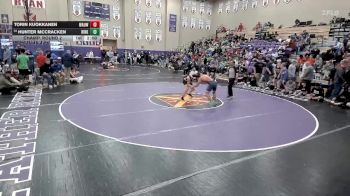 165 lbs Champ. Round 2 - Hunter McCracken, Kirkwood vs Torin Kuokkanen, Waukesha West